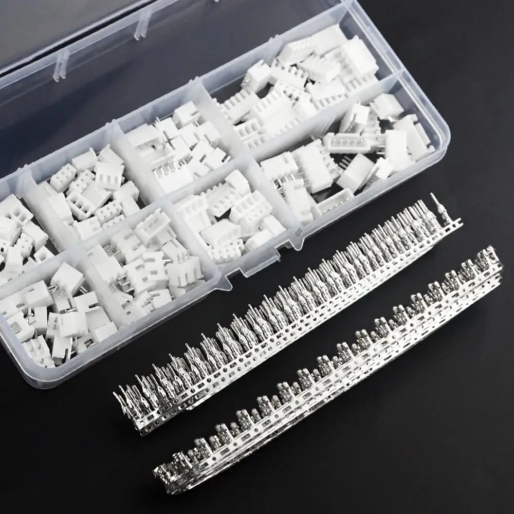560-teiliges 2,54-mm-JST-XH-Steckverbinder-Set, 2,54-mm-2/3/4/5/6-Pin-Gehäuse, weiblicher und männlicher Adapter, Kabelstecker – Detail 4