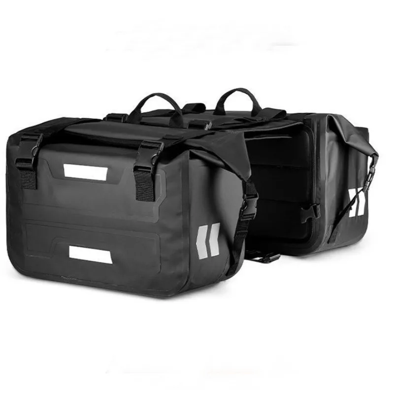 Everbright Store Motorcycle Rear Tail Bag Locomotive Waterproof Bag Knight Equipment Rally Car Large Capacity Riding Bag