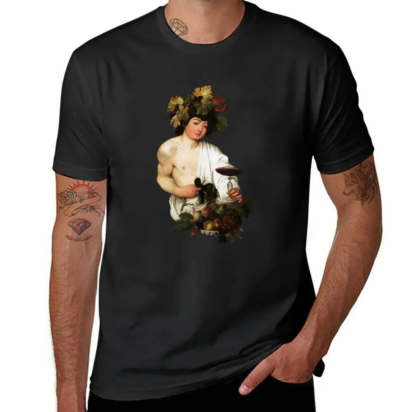 

Caravaggio Bacchus T-Shirt cute clothes vintage anime shirt oversized t shirt men