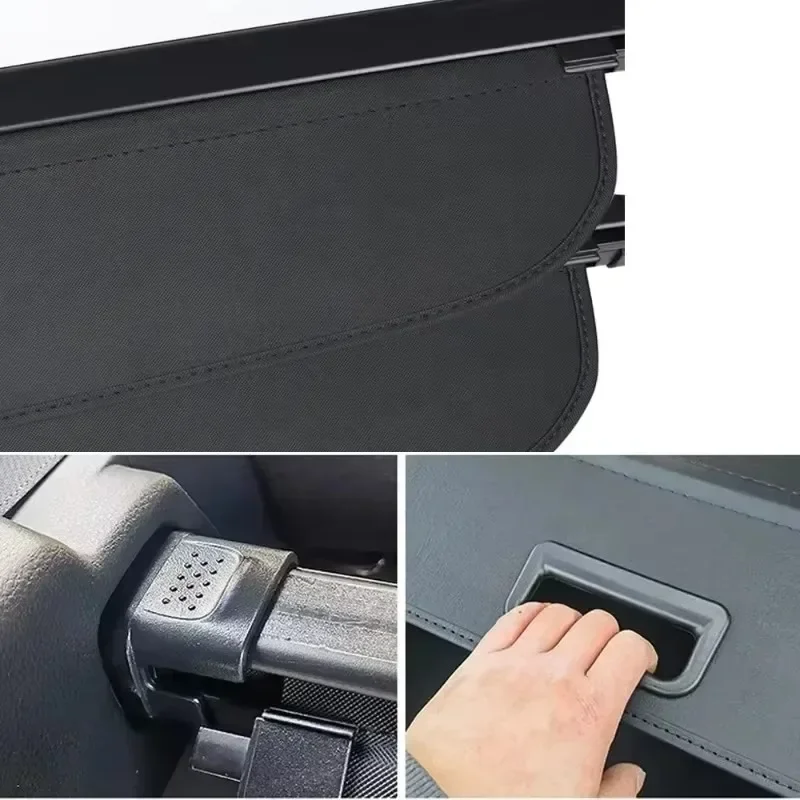 Car Trunk Cargo Cover For Ford Escape Kuga 2020 2021 2022 2023 Luggage Storage Security Shield Curtain Partition Mat Accessorie