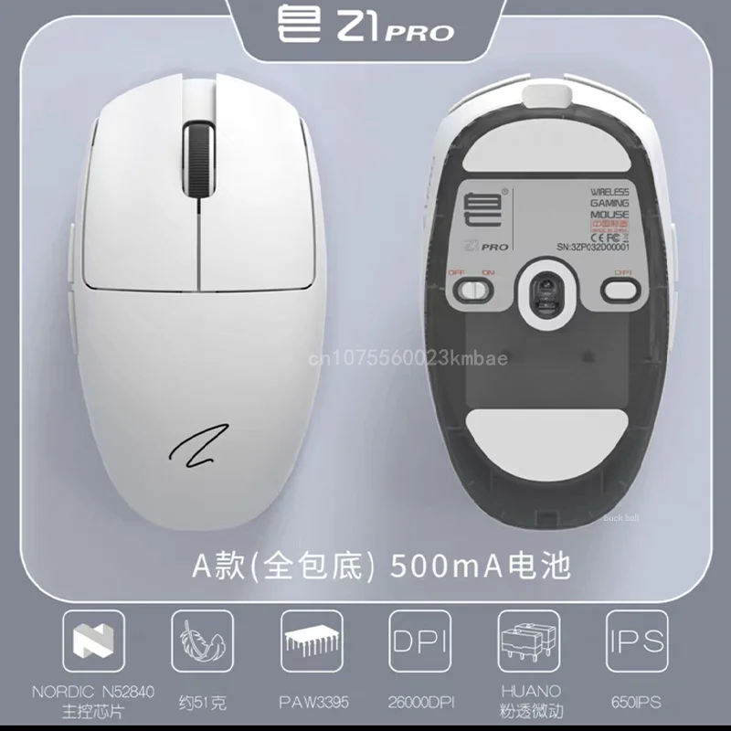 Zaopin Z1 Pro Mouse Dual Mode 2.4g Wireless Gaming Mouse 4k Receiver Nordic 52840 Chip Micro Rgb Mice For Windows Office Gifts