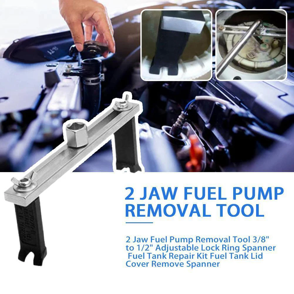 2-Jaws Cover Remove Spanner Tool Adjustables Gasolines Pump Cover Dismounting For Car Automative