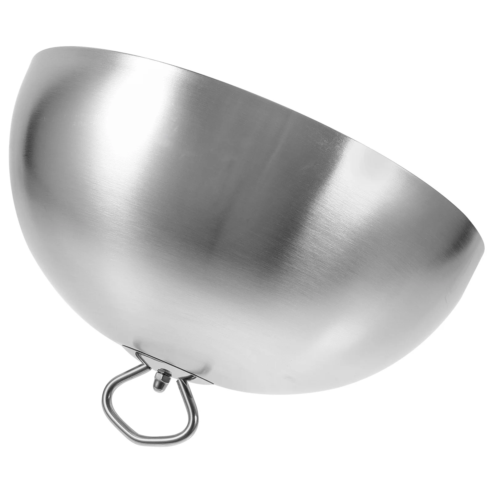 

24Cm Stainless Steel Anti Oil Splashing Cover Round Dome Lid For Griddle Grill Bbq Steak Cheese Melting Serving Platter Kitchen
