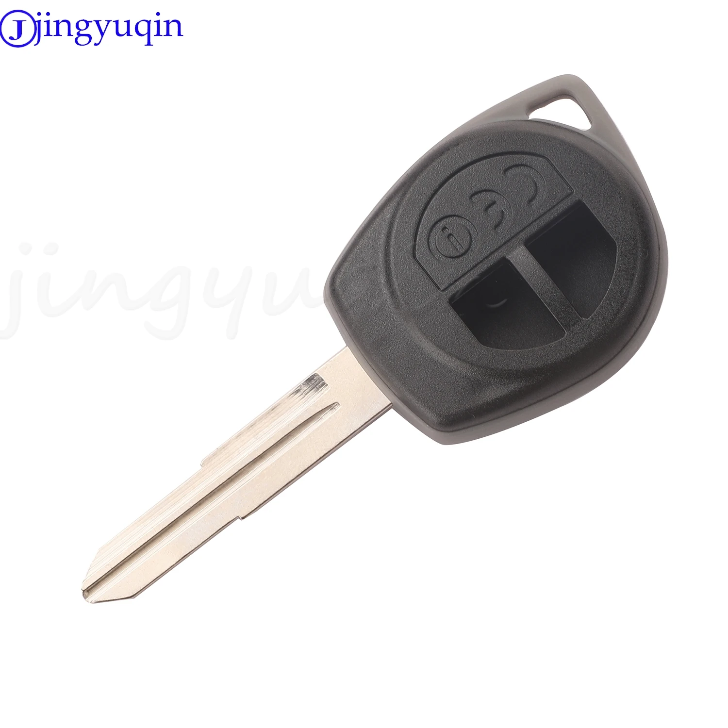 jingyuqin 2 Button Key Shell Car Remote Case circle Remote Cover No Rubber Pad For Suzuki Swift SX4 ALTO Vitara