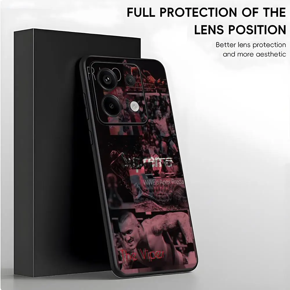 Wrestling Star R-randy orton Phone Case For Xiaomi 14 13 12 11 10 Series Soft Black Phone Cover