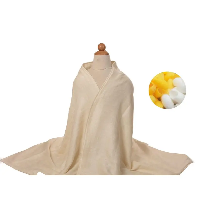 

Towel Mulberry Silk Natural Organic Pure Silk Large Bath Towels, Ultra Absorbant Bath Towel for Yoga,Hair,Beach,Bath. 3 Layers,