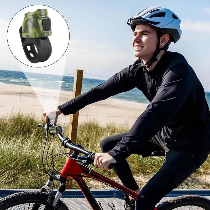 Electronic Bicycle Bell Waterproof Horn Rechargeable Bicycles Alarm Bells Bike Horn Suitable for Bicycle Cycling Accessories