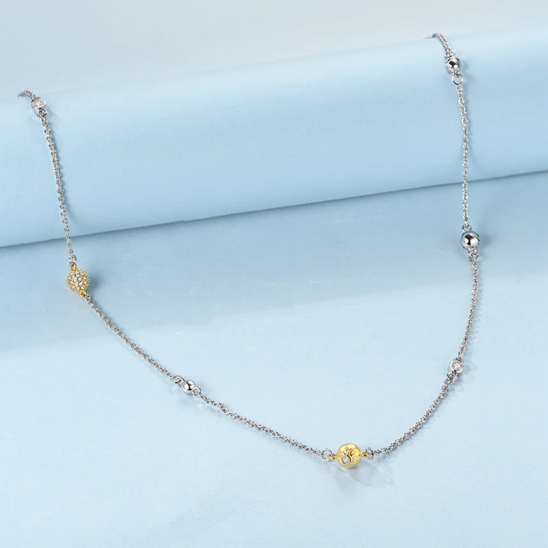 2024 HOT 925 Sterling Silver Heart Necklace Halo Heart Choker Fashionable Luxury Chains Women Jewelry Gift Valentine\'s Day Gift