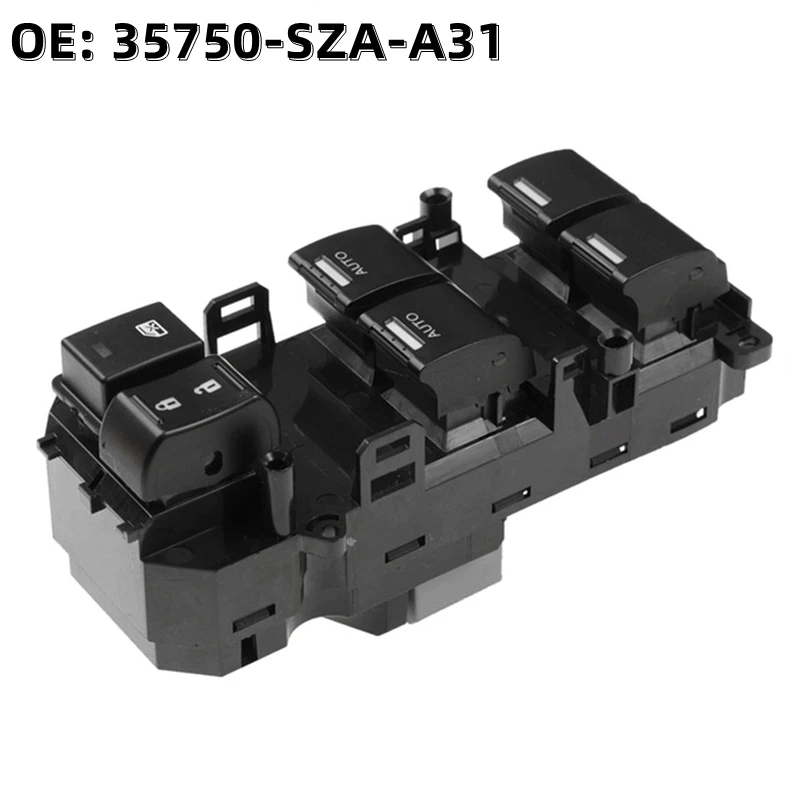 

OE: 35750-SZA-A31 35750SZAA31 LHD Power Window Master Control Switch For 2009-2015 Honda Pilot