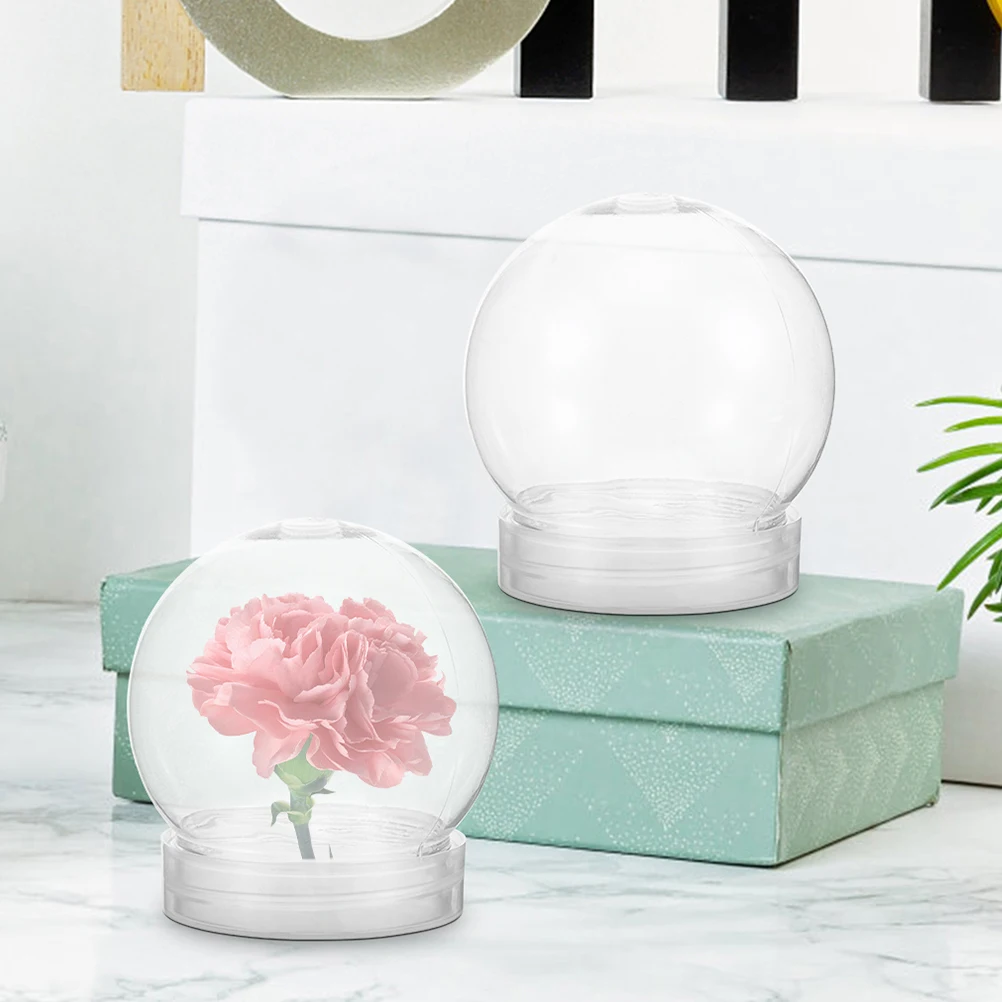 

7 Pcs Artificial DIY Snowflake Ball Child Crafts Plastic Crystal Halloween Decor