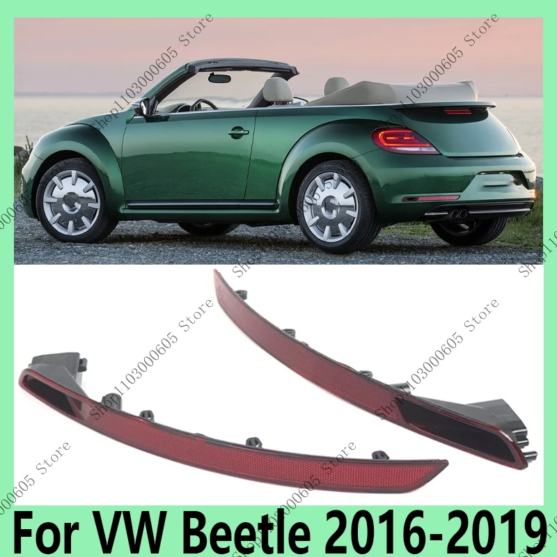 

For VW Beetle 2016-2019 Auto Parts Rear Bumper Light Signal Light Brake Warning Light with Bulb Hole On The Left 5C5945701