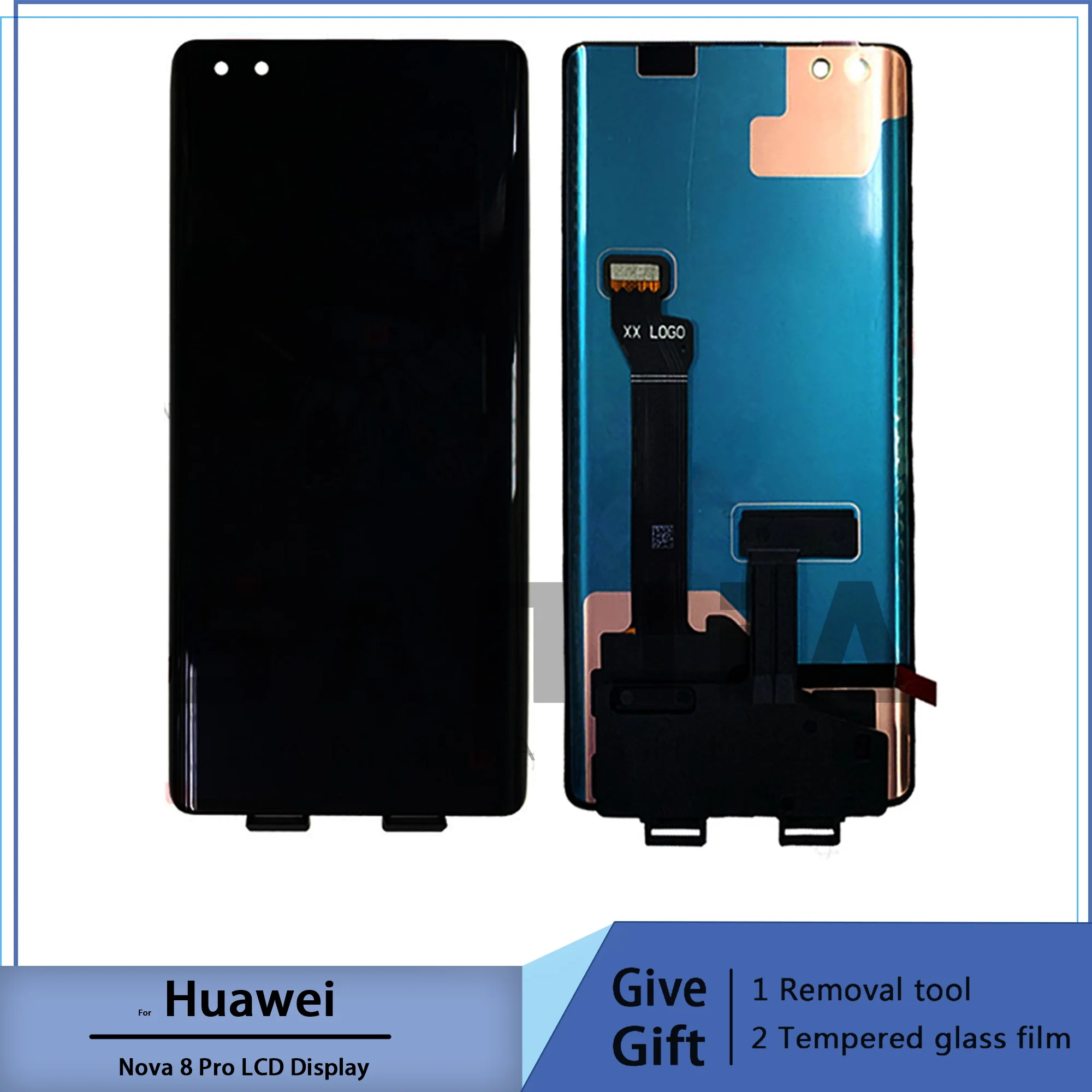 For huawei new 8 pro 5g lcd display touch screen digitizer assembly for 6.72 huawei huawei new 8 pro lcd