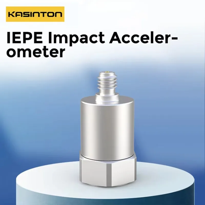 KASINTON JSDED1000KTH OEM Customization ODM Service Piezoelectric M5 Mount -40~120℃ Industrial Impact Accelerometer