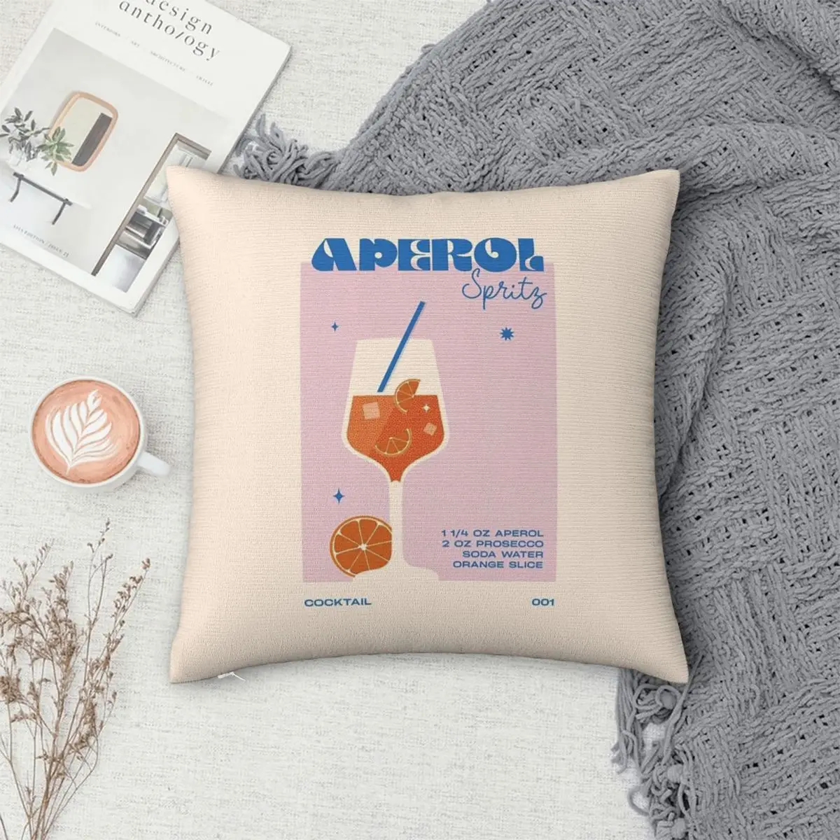 

Aperol Spiritz оранжевая квадратная наволочка наволочка полиэстер подушка декор комфортная декоративная подушка для дома спальня