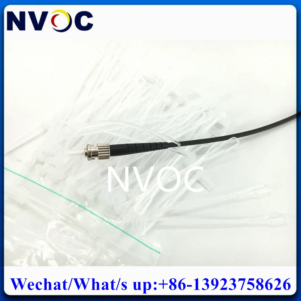 1000Pcs ST Dust Cap Long Tail For Optical Fiber Jumper Patchcords 2.5mm Connector For Plastic Transparent Plug Cover