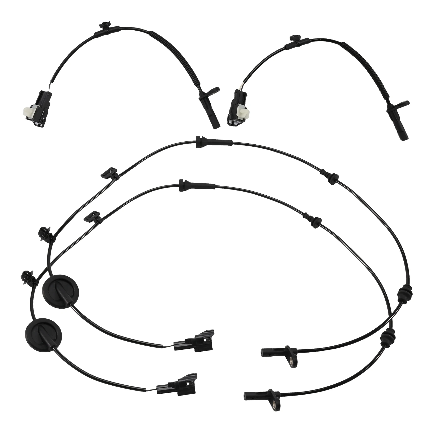 Front Rear Left Right ABS Wheel Speed Sensors(4Pcs)- Part Numbers 10433906 10433907 10433909 For MG GS And Roewe RX5 2DW