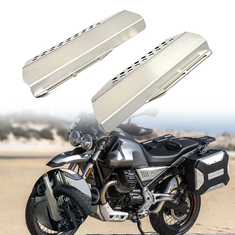 For Moto Guzzi V85TT V 85 TT V85 TT 2019-2024 Motorcycle Accessories Fork Shock Protection Plate