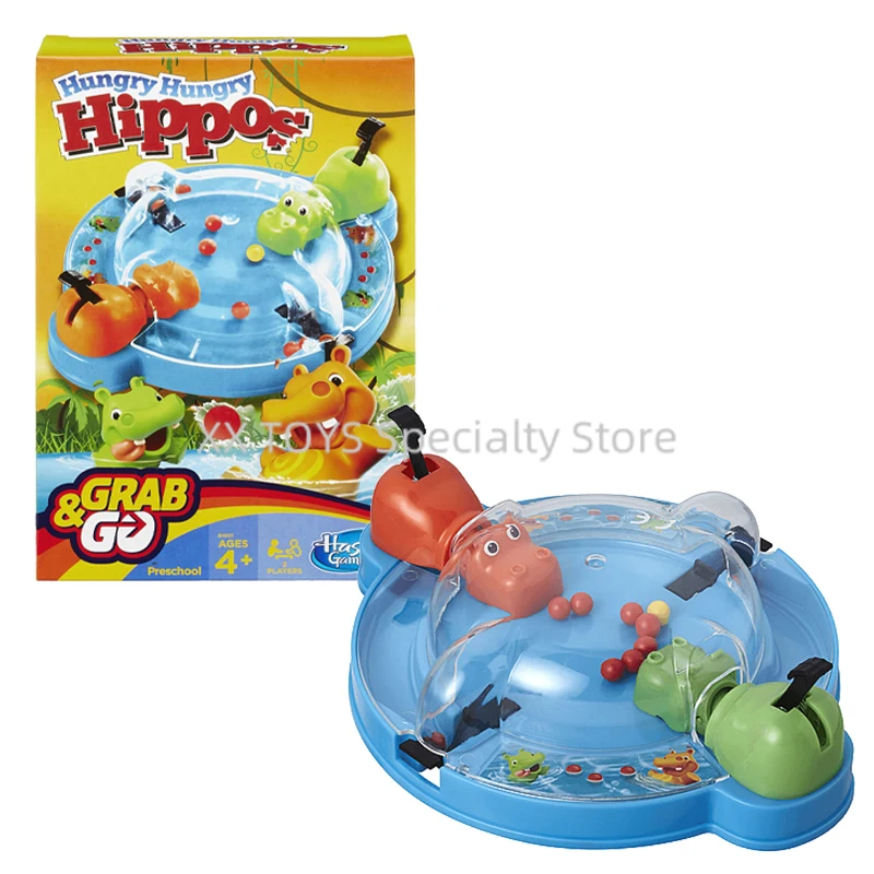 

Elefun & Friends Hungry Hungry Hippos Grab & Go Board Game Puzzle Toys Children Pacman Game Travel Version Children Party Games