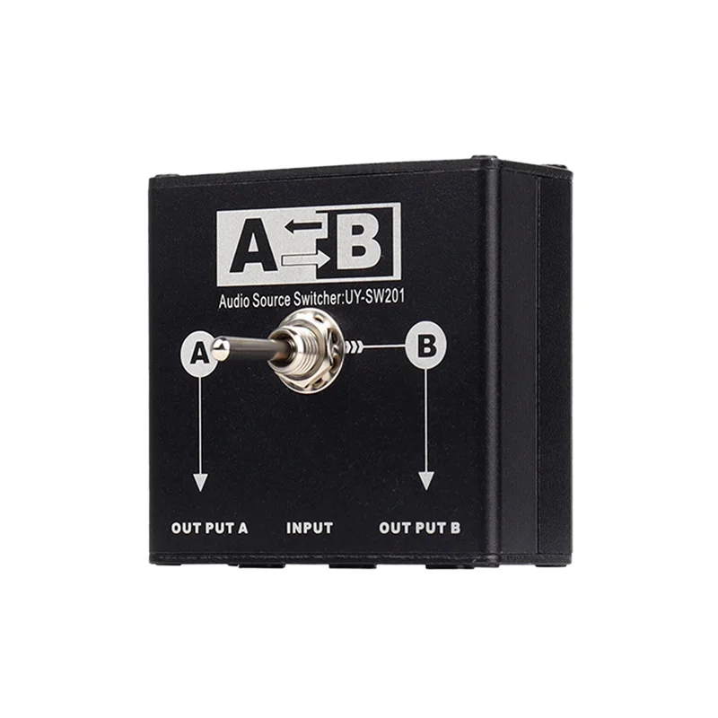 B92B-3,5 Mm Audio Switcher 2 In 1 Out Audio Switcher 2-1 Audio Switch Selector Für Soundkarte Computer