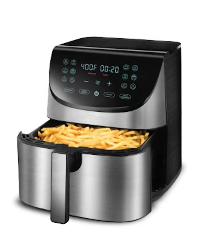 

2026 New Model Multi-functionalBig Capacity Air Fryer Dual Zone Basket Digital Screen Fryers Smart Kitchen Appliance