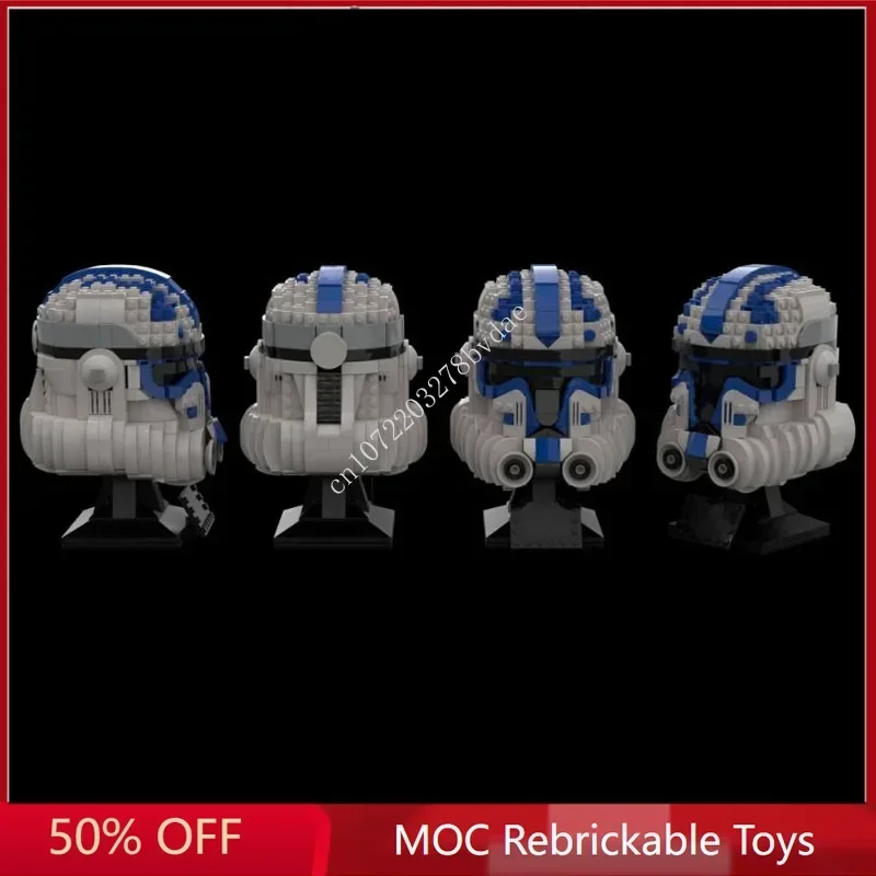 899 ELEMENTÓW Star Plan MOC Hełm Klonowy Hardcase MOC Statek Kosmiczny Architektura Bitewna Prezent na Święta Boże Narodzenia Urodziny Zabawka dla Dzieci