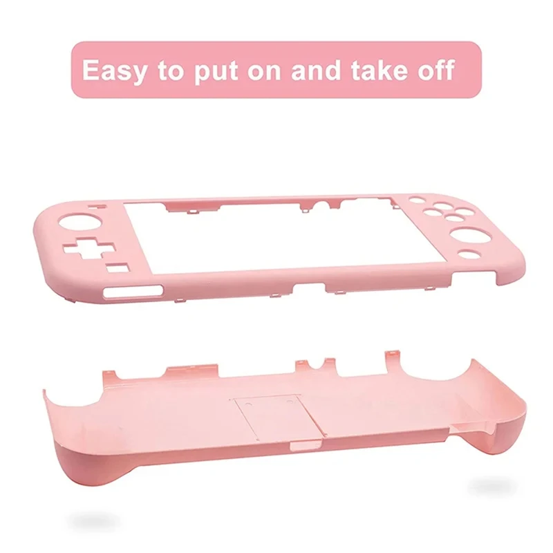 Pink Protection Case For Nintendo Switch Lite With Kickstand Hard Case For Nintendo Switch Lite Games Console With Stand