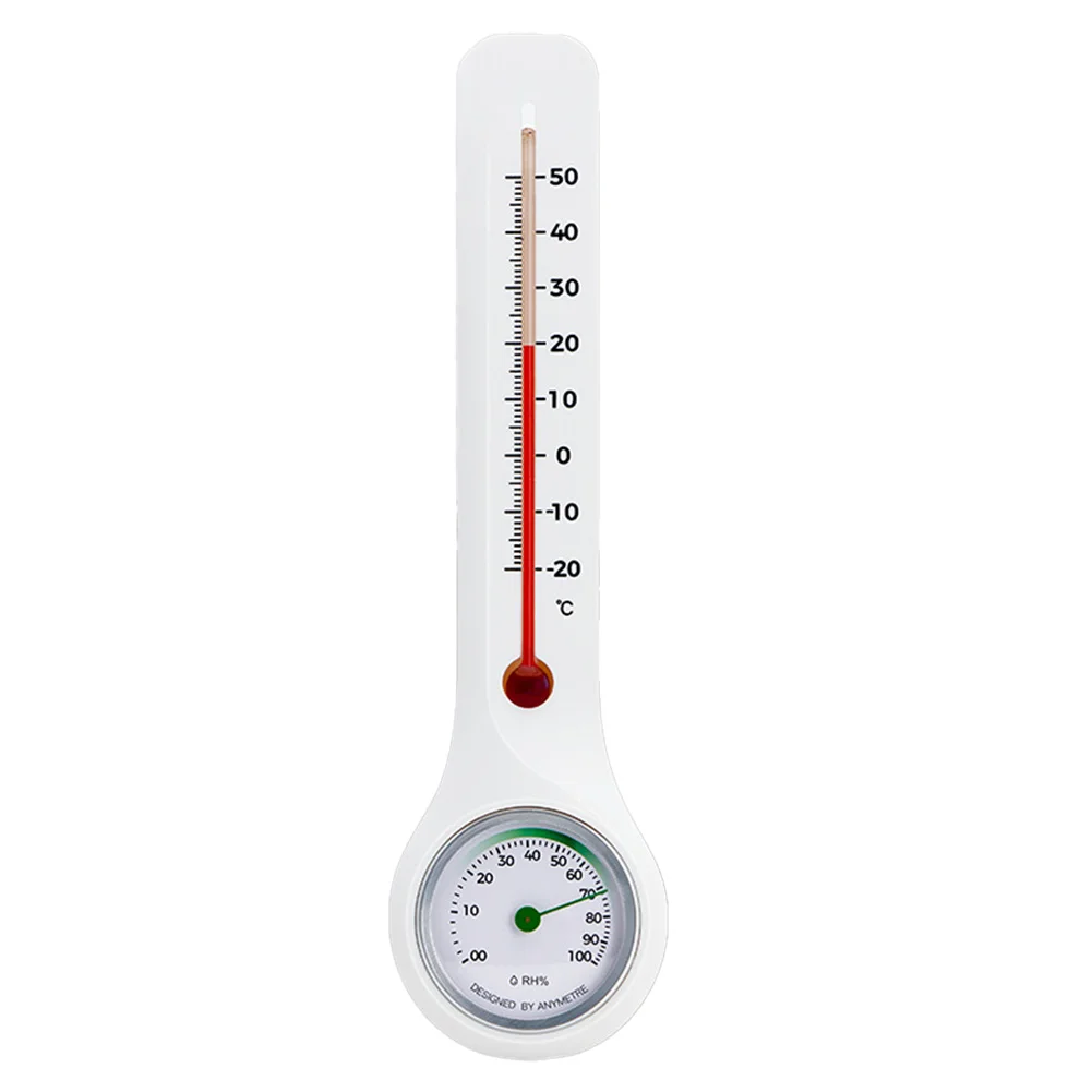 Compact ABS Plastic Wall Mounted Thermometer Hygrometer with Clear Visibility Essential For Every Home Setting