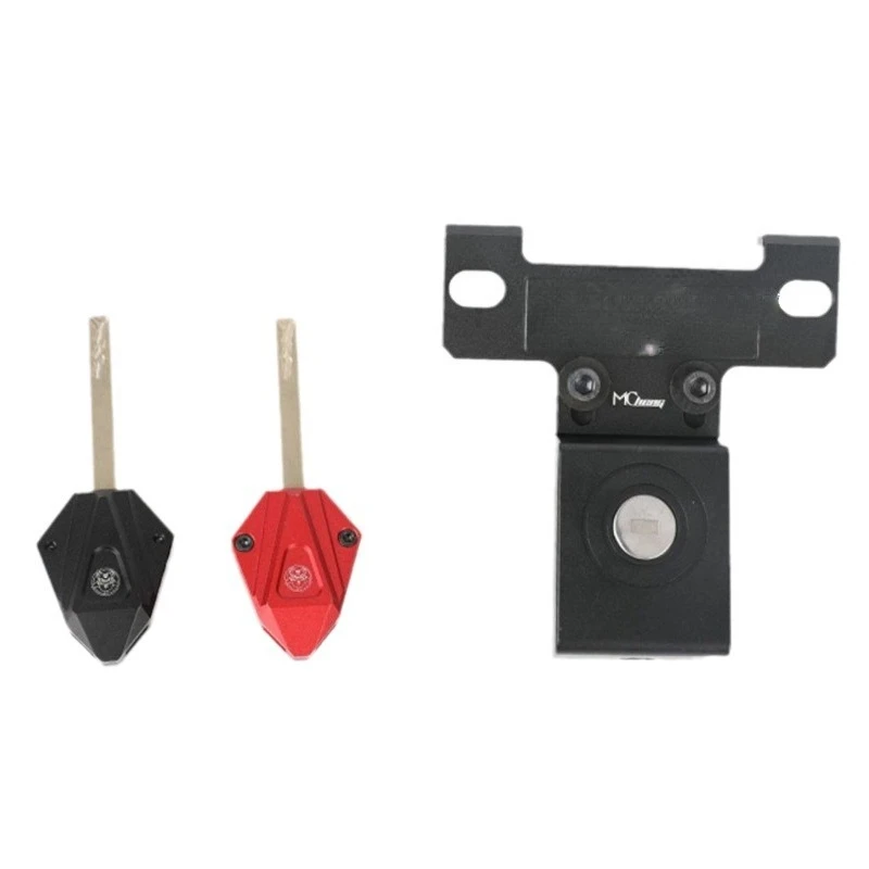 

Modified parts hood lock front middle net invisible cover lock