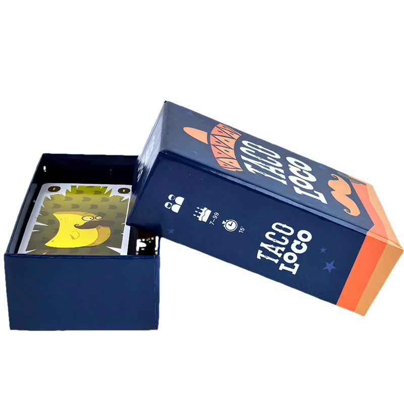 لعبة بطاقة استراتيجية TACOLOCO Crazy Taco لـ 2-5 لاعبين، لعبة لوحة الحفلات العائلية الممتعة باللغة الصينية والإنجليزية