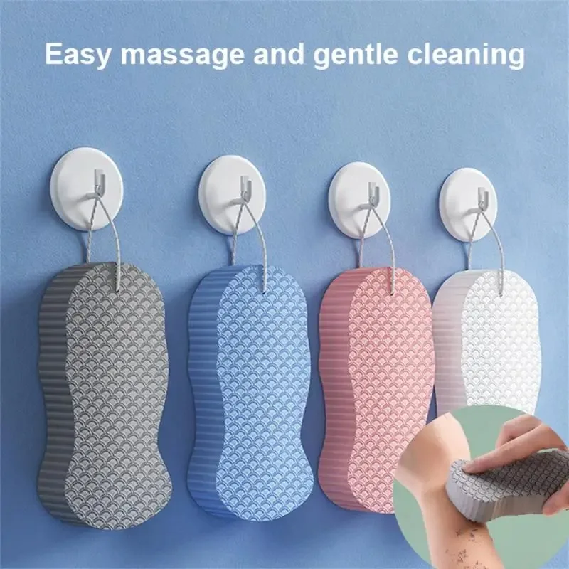 1pcs 3D Exfoliating Sponge Children's Bath Sponge Body Peeling Dead Skin Exfoliating Massager Cleaning Bath Brush Exfoliating