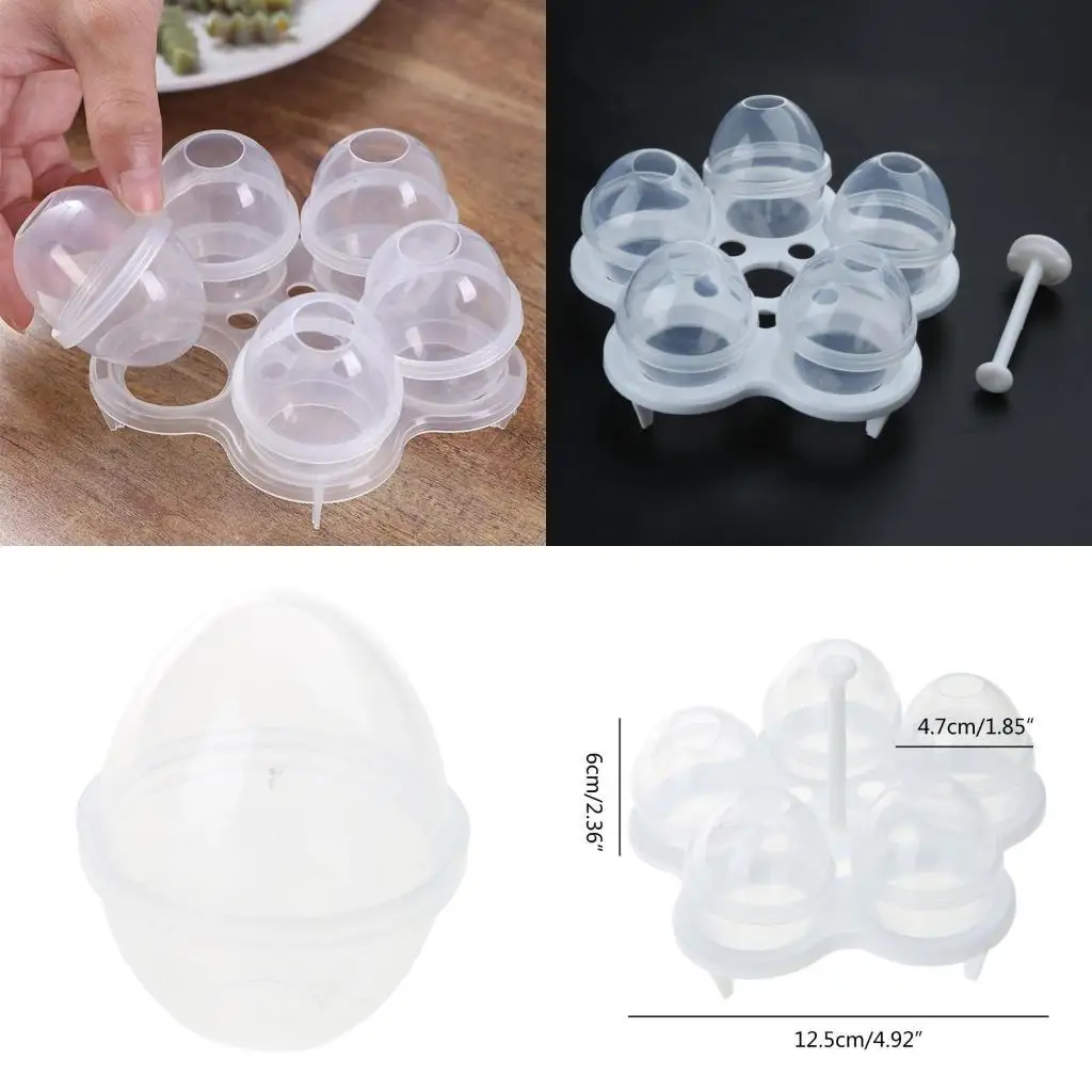 

G6KF Egg Cooker Hard Boil 5 Pcs/Set Egg Boilor Without Shells Eggs Steamer Egg Boiler