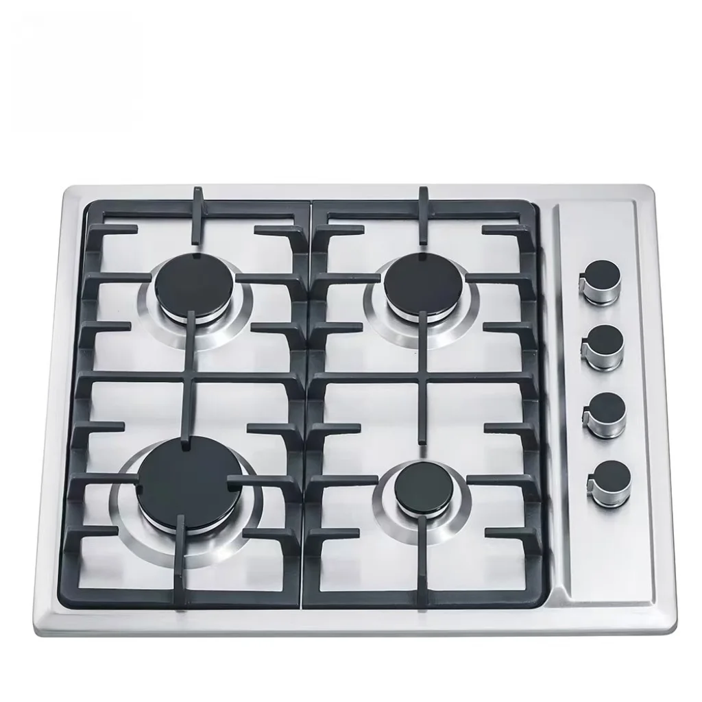 Cross-border Foreign Trade Export Supply Fuge C41 Four-Eye Household Natural Gas LPG Built-in Energy-Saving Stainless Steel