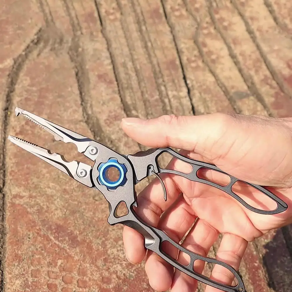 

Fishing Braid Line Cutter Multifunctional Fish Hook Remover Aluminum Alloy Outdoor Fishing Tongs Fishing Tackle Accessories