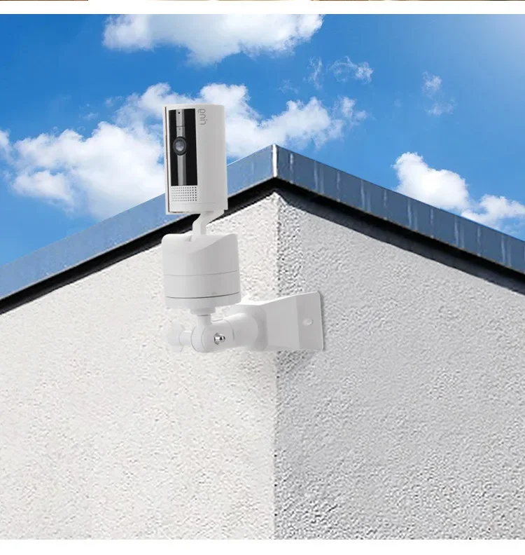 Monitoring Bracket For Rain Gutter Indoor Outdoor Corner Weatherproof Gutter Wall Mount Bracket Base Accessories