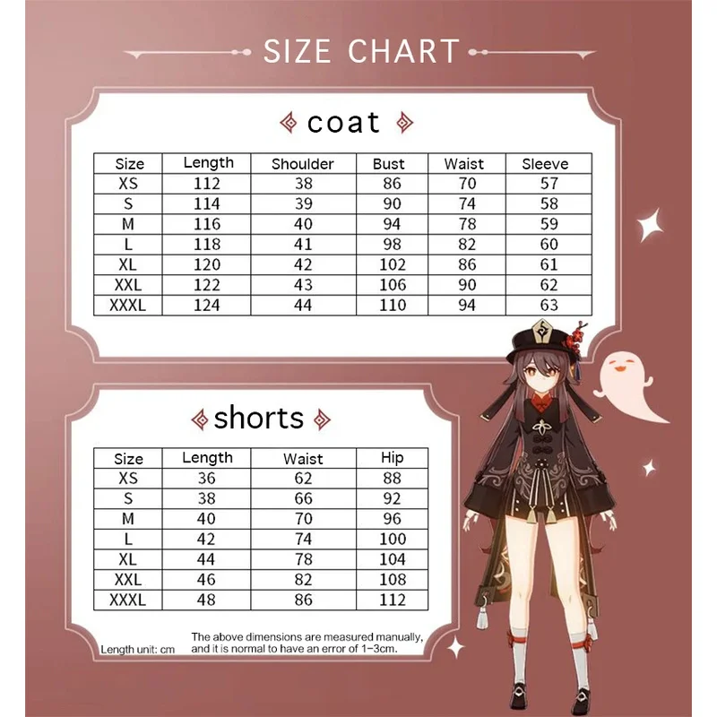 

♫2026❤ Hutao Cosplay Genshin Costume Impact Uniform Chinese Style Halloween Costumes for Women Game Hu Tao♫