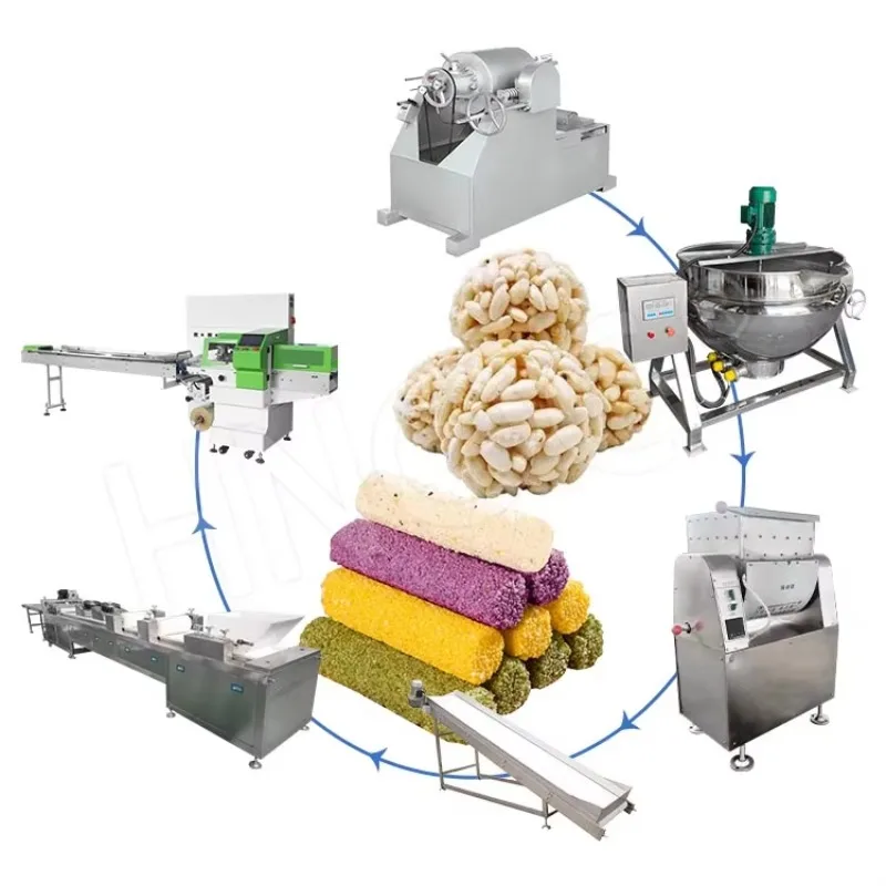 Full Automatic Granola Bar Making Machine Cereal Energy Bar Production Line Equipment Customized