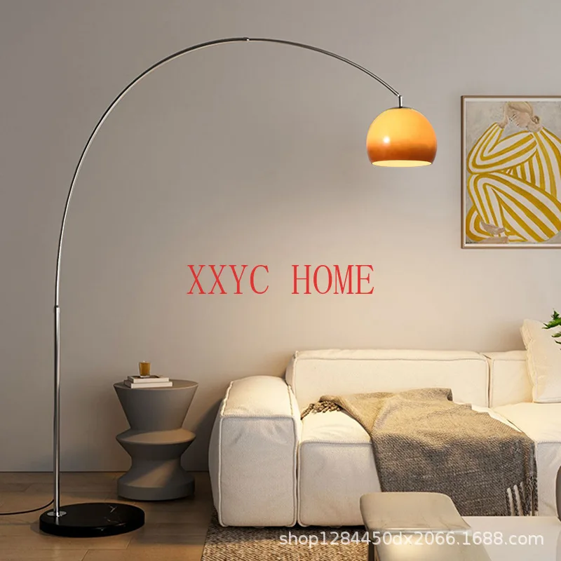 

Floor lamp living room designer ins Japanese retro glass Bauhaus moonlight lamp