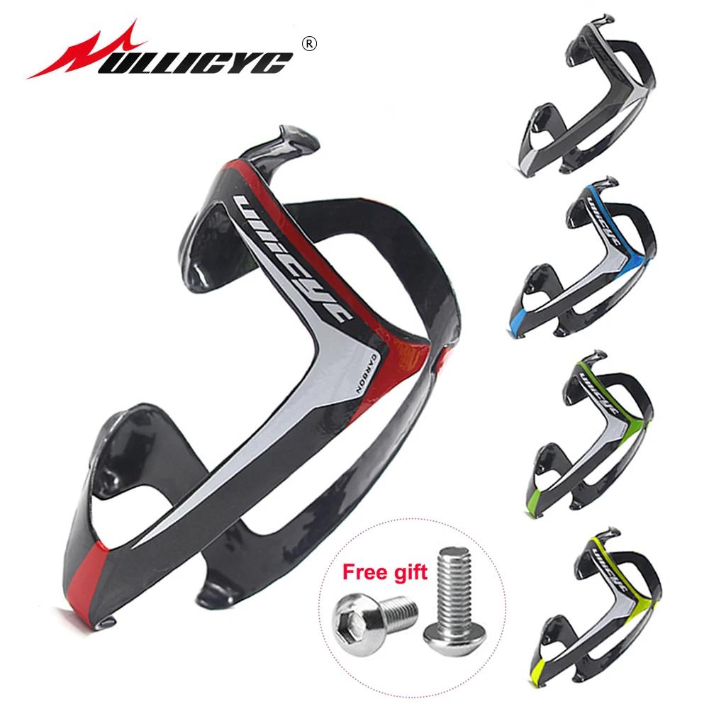 

Bicycle Bottle Holder Full 3K UD Carbon Fiber, Super Light, Road and Mountain Bike, Cycling Water Bottle Cage, Matte Glossy, 18g