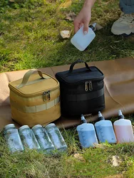 Kosibate Bolsa de especias MOLLE resistente lavable para camping