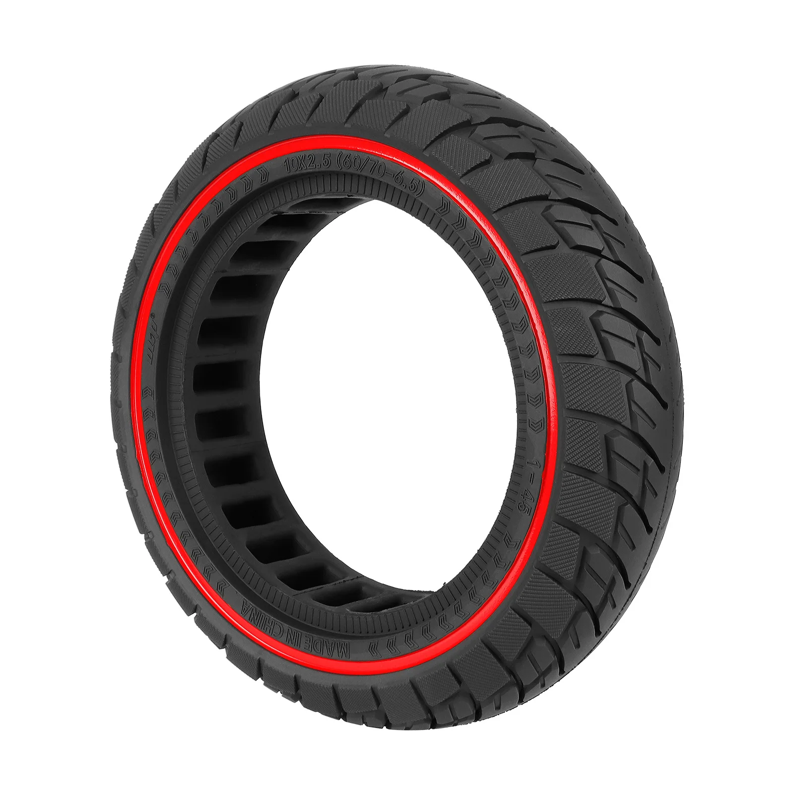 10 Inch 10*2.5 60/70-6.5 Explosion-proof Solid Rubber Tire For Ninebot Max G30 Electric Scooter Skateboard Tyre Parts