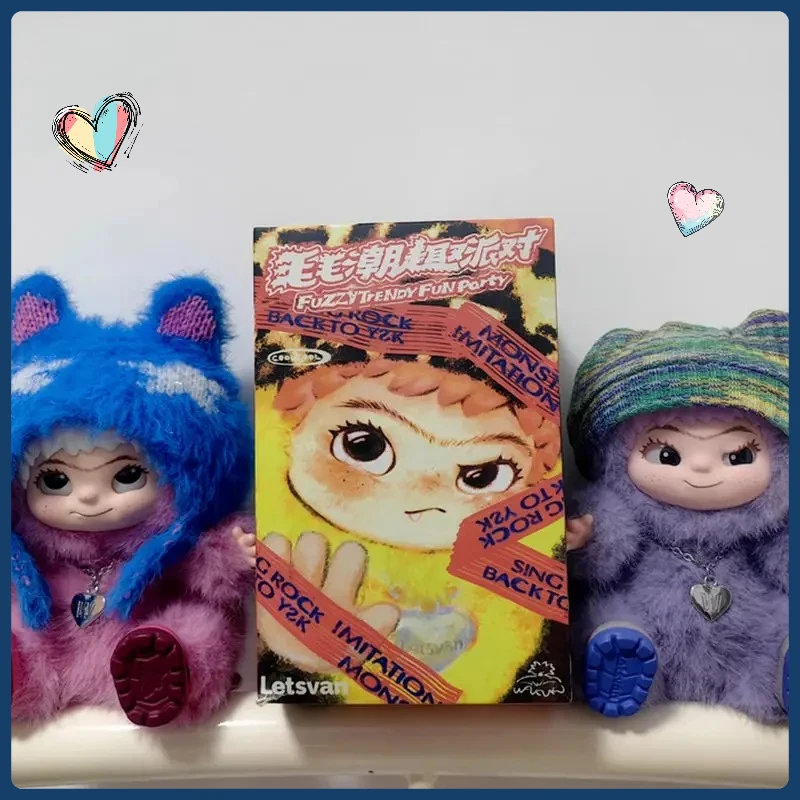 

3 # Вокукку Мао модная феста серии винил артesanal decoração caixa cega bonito pingente boneca presente da menina brinquedo