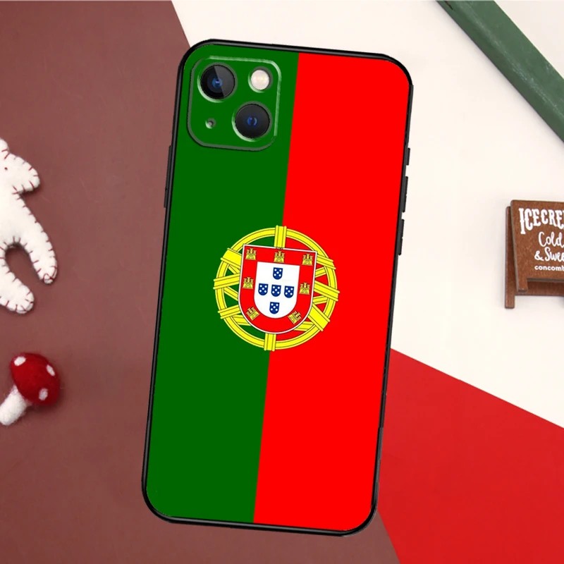 Portugal Passport Flag Phone Case For iPhone 16 15 11 12 13 14 Pro Max X XR XS Max 6 14 Plus Soft Cover