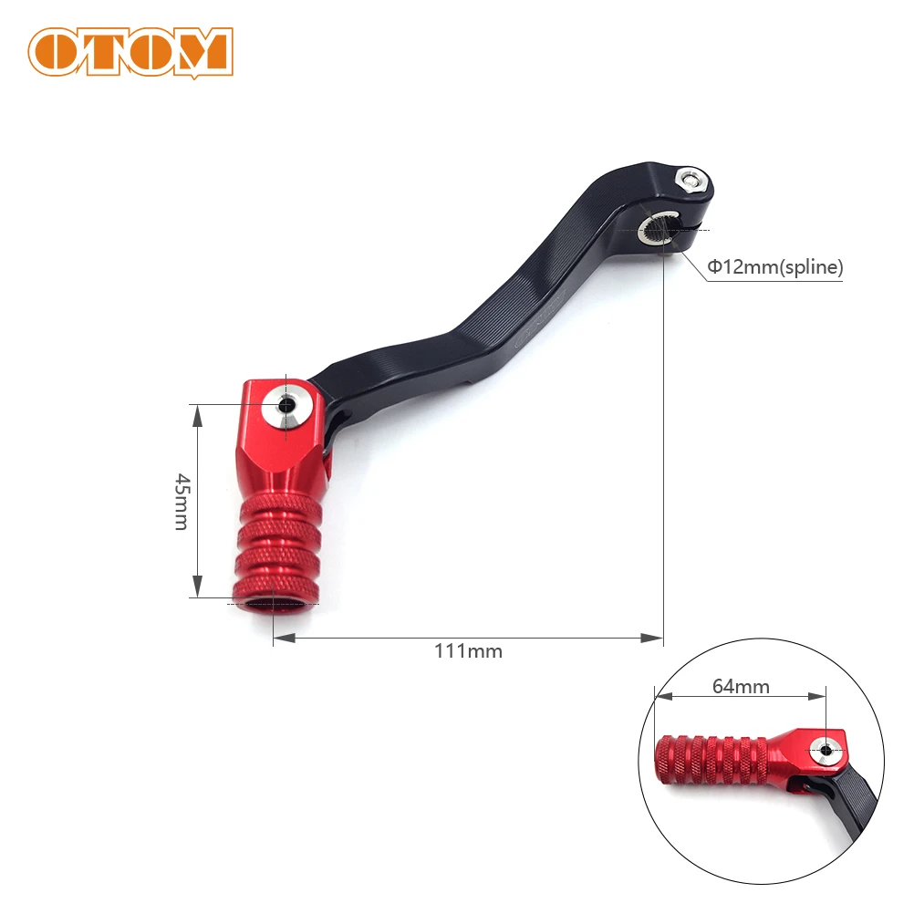 OTOM NC250 Gear Lever Motorcycle CNC Aluminum Folding Gear Shift Lever For ZONGSHEN KAYO ATV Pit Dirt Bike Gear Levers Motocross