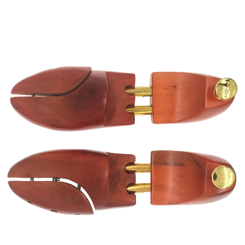 Repacego 1 Pair Guger-tree Adjustable Shoe Trees Solid Wood Men's Shoe Support Knob Shaping Women's Shoe's Care Stretcher Shaper image 6