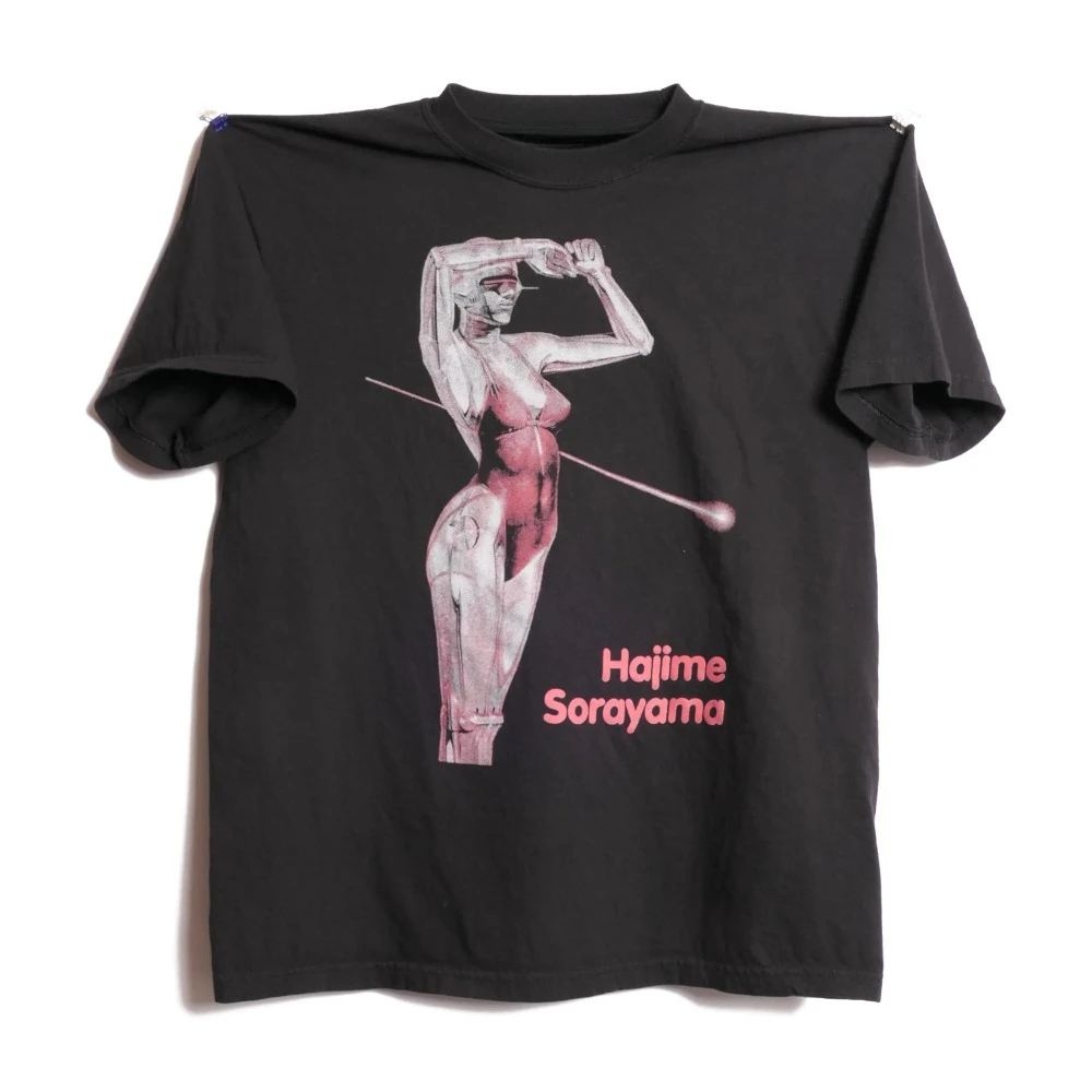 Camiseta del artista japonés Hajime Sorayama, ilustración japonesa, robot sexy, arte de portada de revista de Heavy Metal vintage, camiseta de gran gramaje