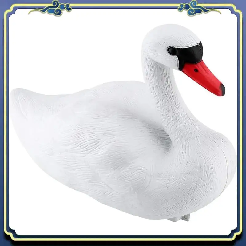 Swan Decoys, Floating Plastic Swan, White Swan Statue Decoration Pet Decoys, Simulation Swan Decoys, White Swan Statue Eco-Frien