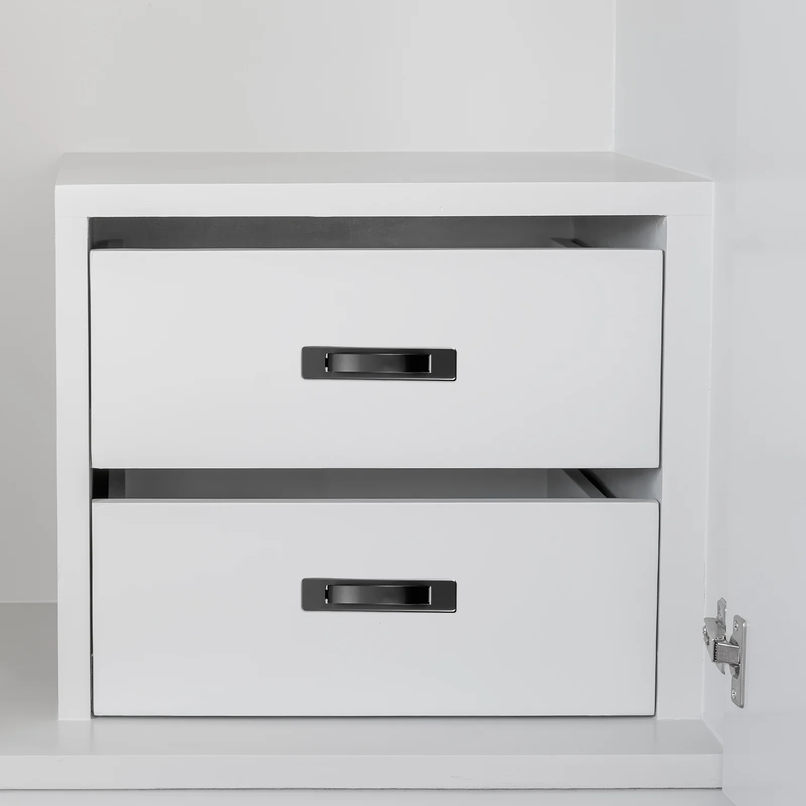 مقبض أثاث مخفي درج غير مرئي سحب سبائك الزنك الحديثة لغرفة النوم خزائن المطبخ خزانة مقبض غير مرئي #2