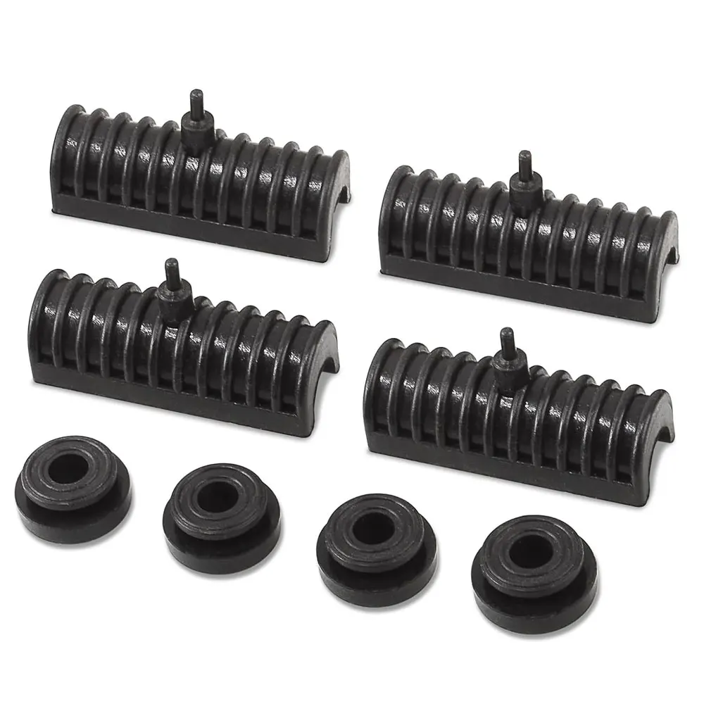 Motorcycle 4 RubberGrommets Support Cushion For Harley Touring Model Hard Bags FLT FLHT FLHTCU FLHRC Road King Street Glide