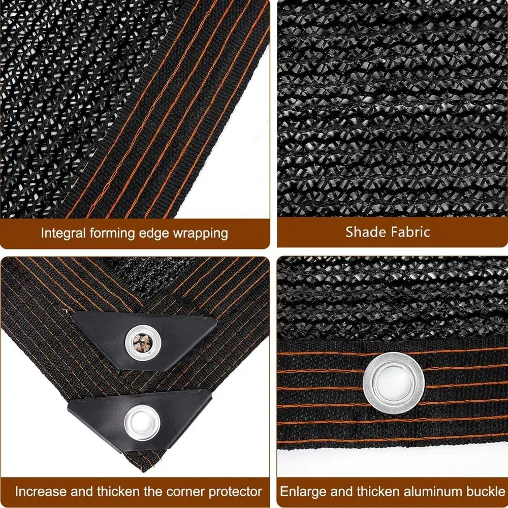 12 x 30ft Pergola Shade Cloth, UV-Resistant Outdoor Cover with Grommets, Ideal for Garden, Patio, Greenhouse, and Chicken Coop -