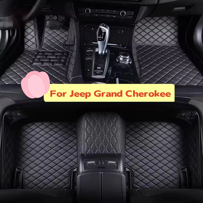 Custom Car Floor Mats For Jeep Grand Cherokee 2004 2005 2006 2007 2008 2009 2010 2011-2023 Auto Carpets Foot Coche Accessories